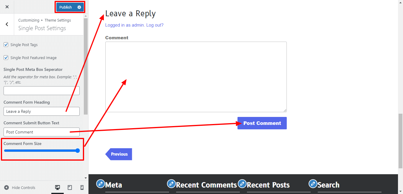 Comment Form