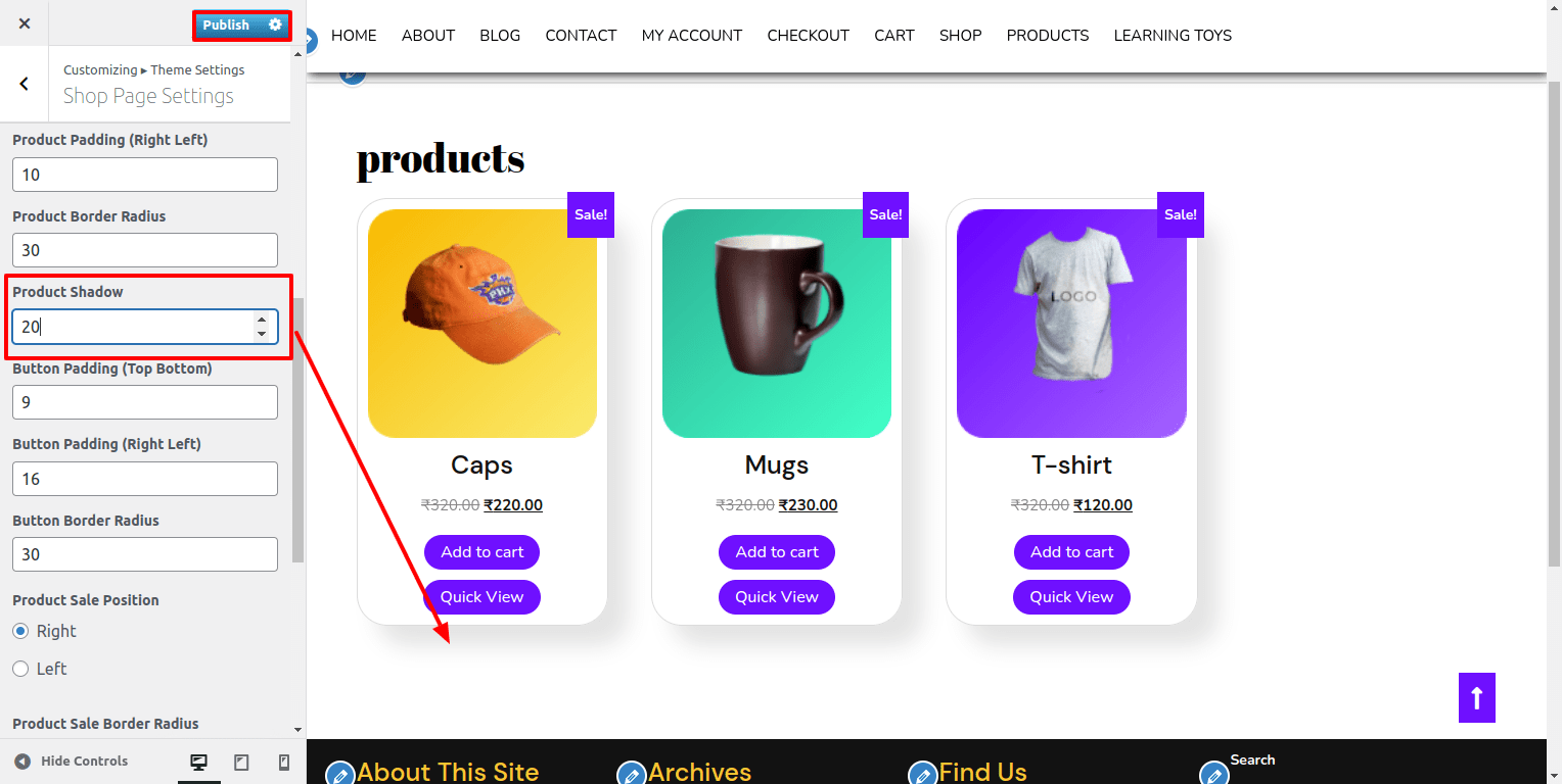 Product Shadow