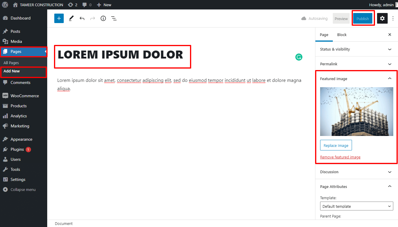 Create New Slider