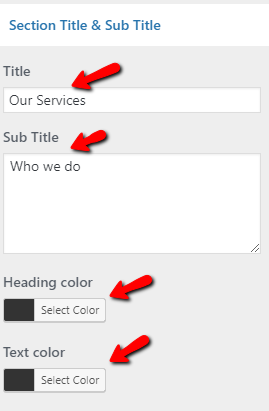 set about us section