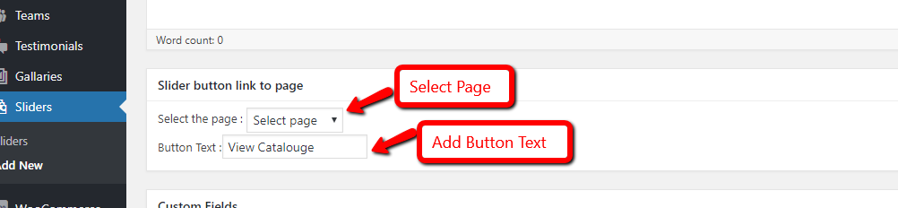 Create New Slider