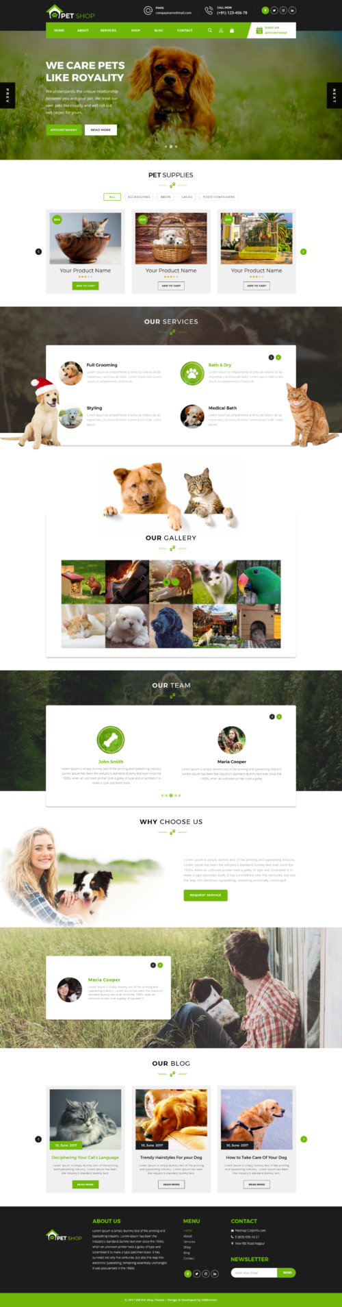 Premium Pet WordPress Theme