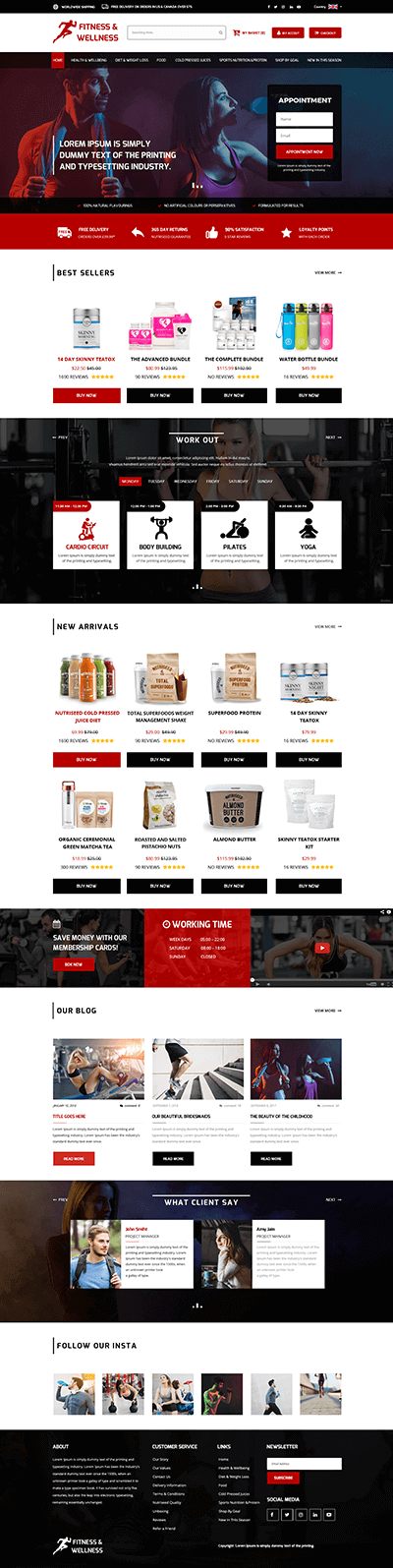 Medical Supplement WordPress Theme