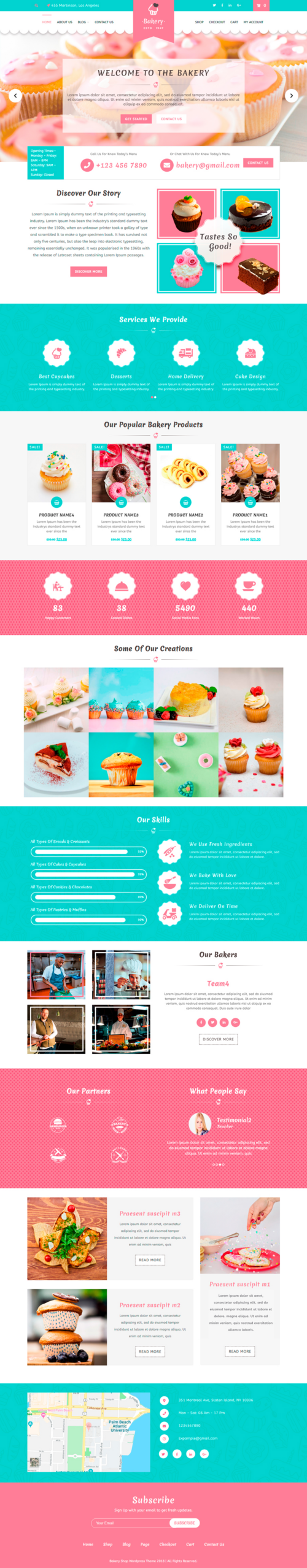 Bakery WordPress Theme