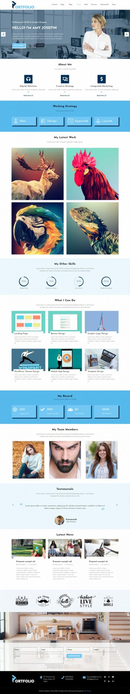 WordPress Portfolio Theme