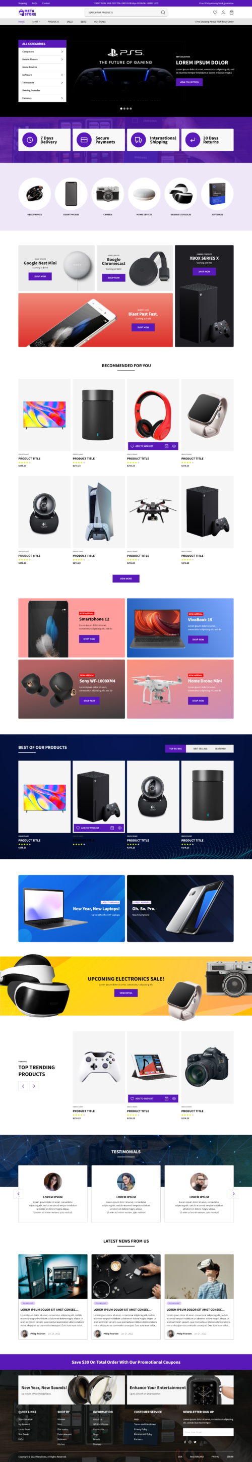 Electronics Store WordPress Theme