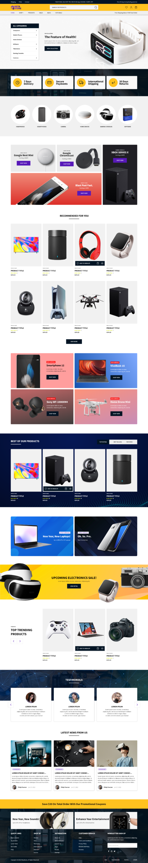 Electronics Gadgets WordPress Theme