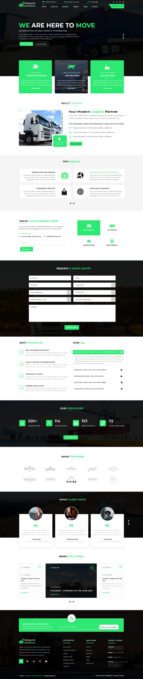 Shipment WordPress Theme