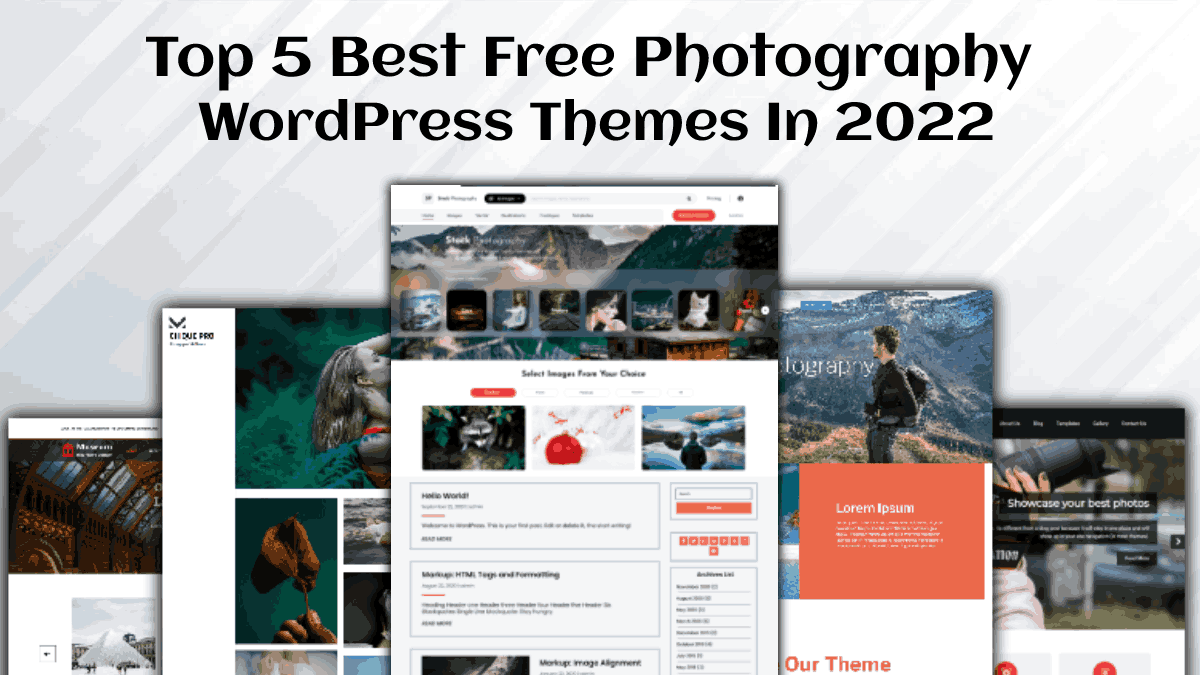 Top 5 Best Free Photography WordPress Themes In 2022 – WP Themes post thumbnail image