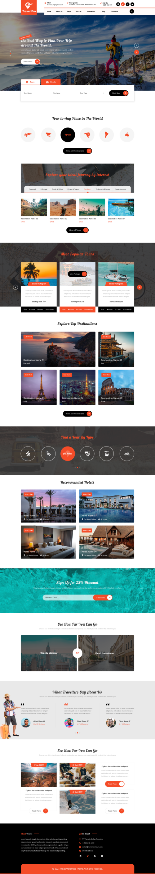 travel-booking-wordpress-theme