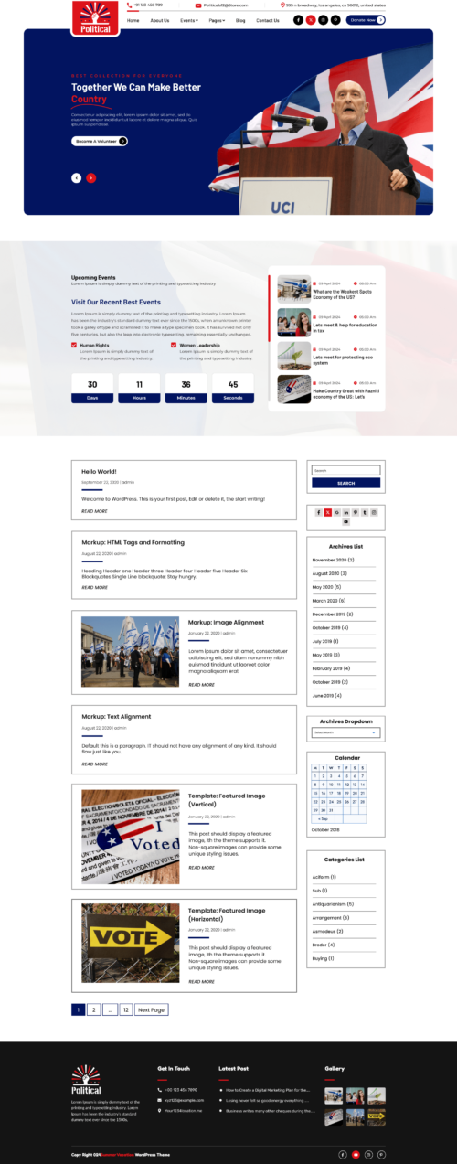 free-political-wordpress-theme