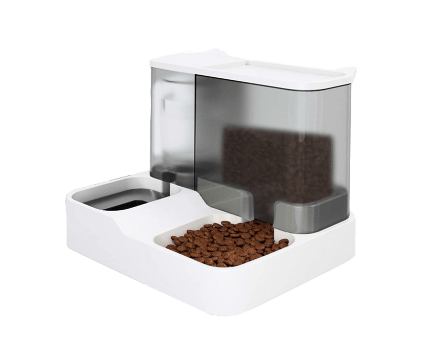 Gravity Pet Feeder and Water Dispenser Set